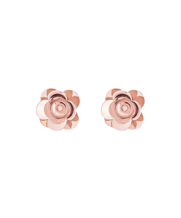 フラワーミニピアス[K10]