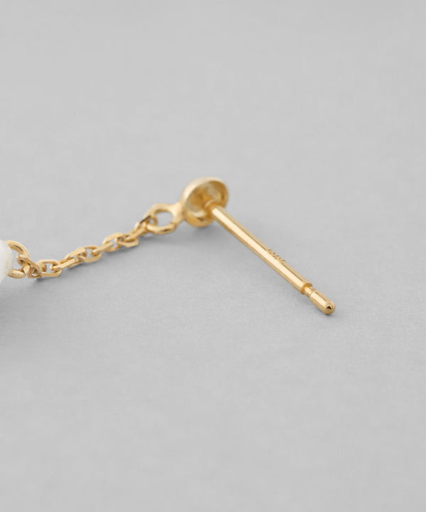 スイングパールピアス[K10]