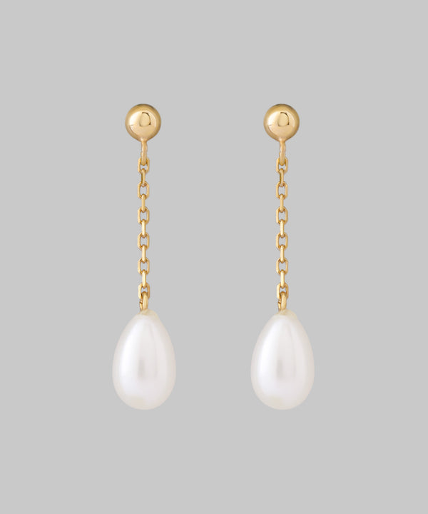 スイングパールピアス[K10]