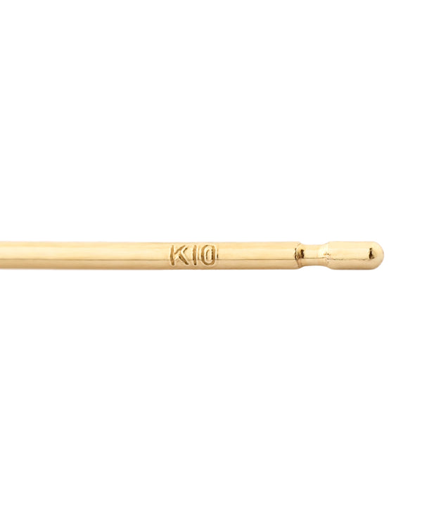 天然石×ムーンピアス[K10]