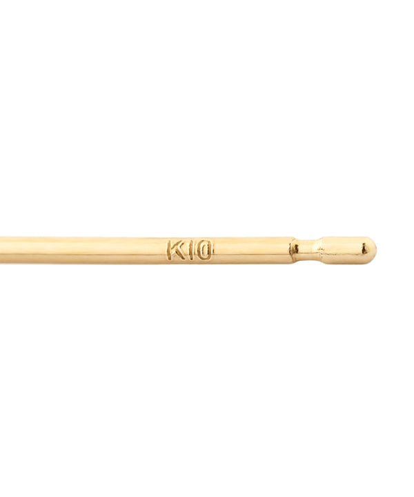 ビジュースクエアピアス[K10]