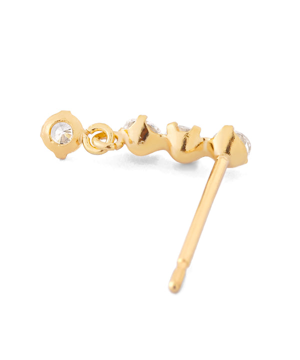 Bijou line earrings [K10]