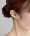 Bijou line earrings [K10]