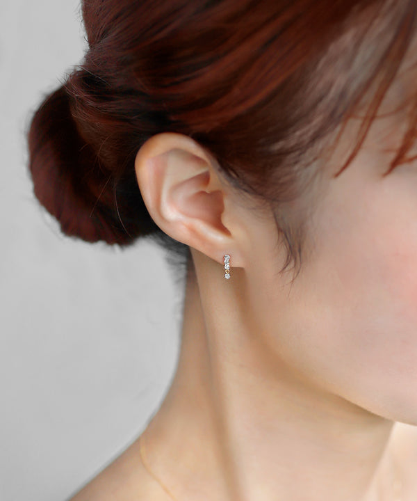 Bijou line earrings [K10]