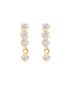 Bijou line earrings [K10]