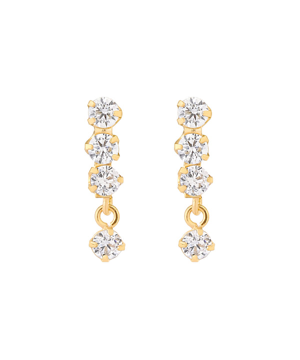 Bijou line earrings [K10]