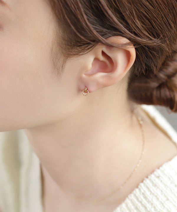 サークルピアス[K10]