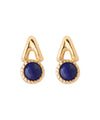 Natural stone earrings [K10]