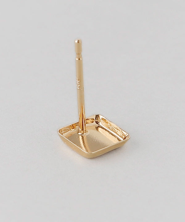 スクエアピアス[K10]
