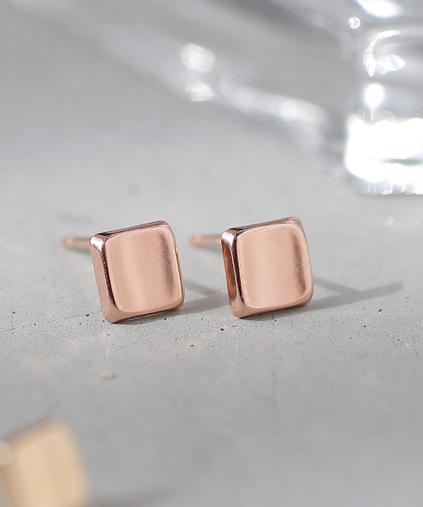 スクエアピアス[K10]
