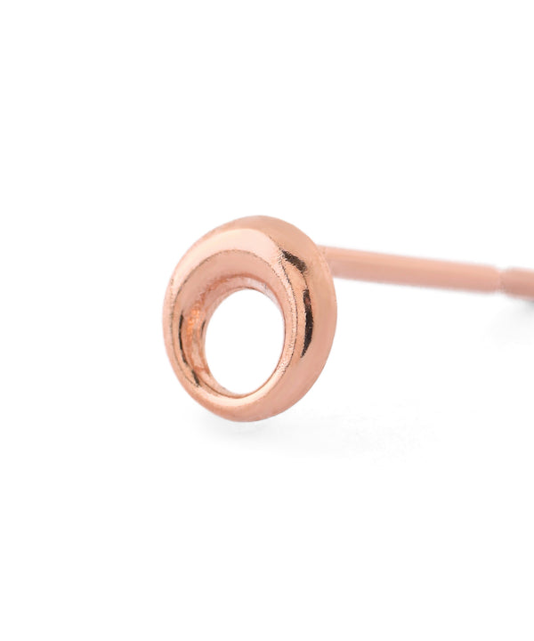 Circle line earrings [K10]