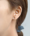 Circle line earrings [K10]