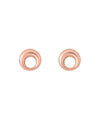 Circle line earrings [K10]