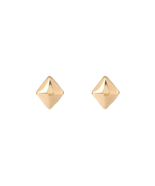ダイヤシェイプミニピアス[K10]