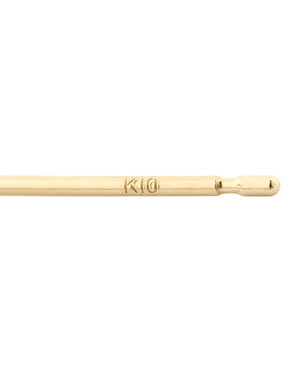 天然石ピアス[K10]