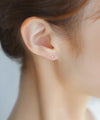 ミニハートピアス[K10]