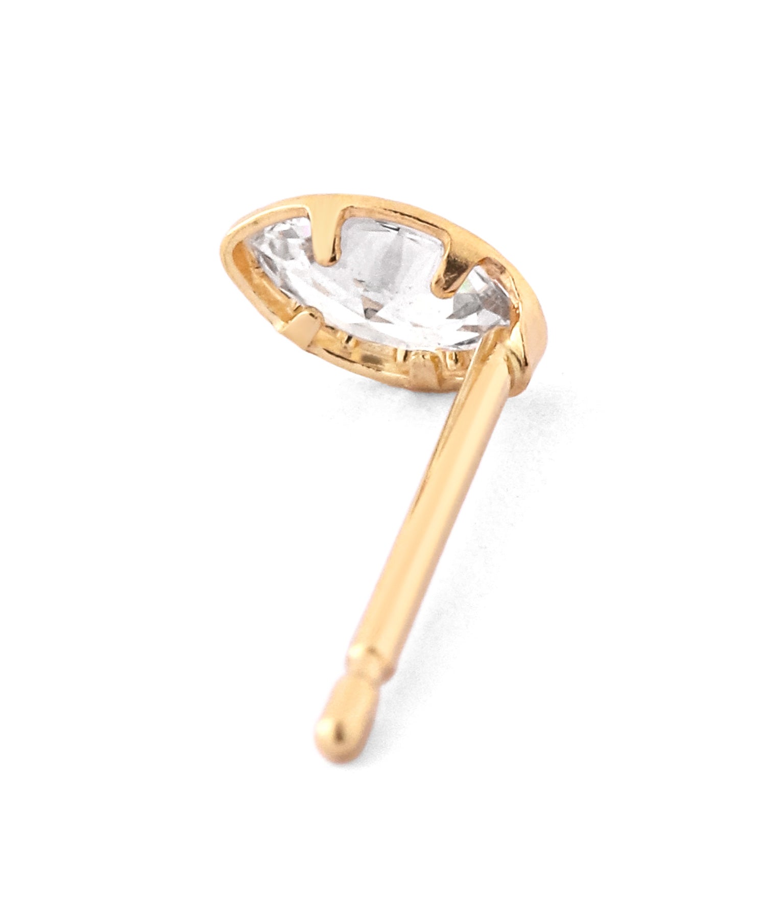 ANEMONE】マーキスビジューピアス[K10]｜アネモネ・シエナロゼ