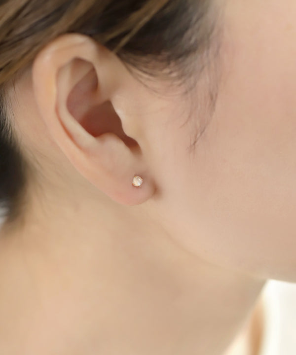 Natural stone earrings [K10]