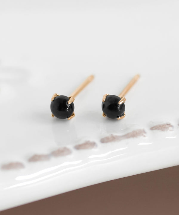 Natural stone earrings [K10]