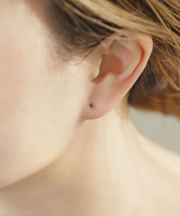 Natural stone earrings [K10]