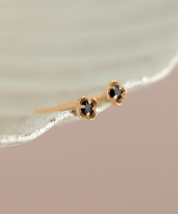 Natural stone earrings [K10]