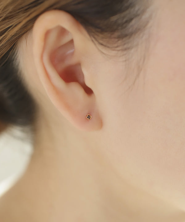 天然石ピアス[K10]