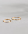 [Gift box included] Single diamond ring [K10]