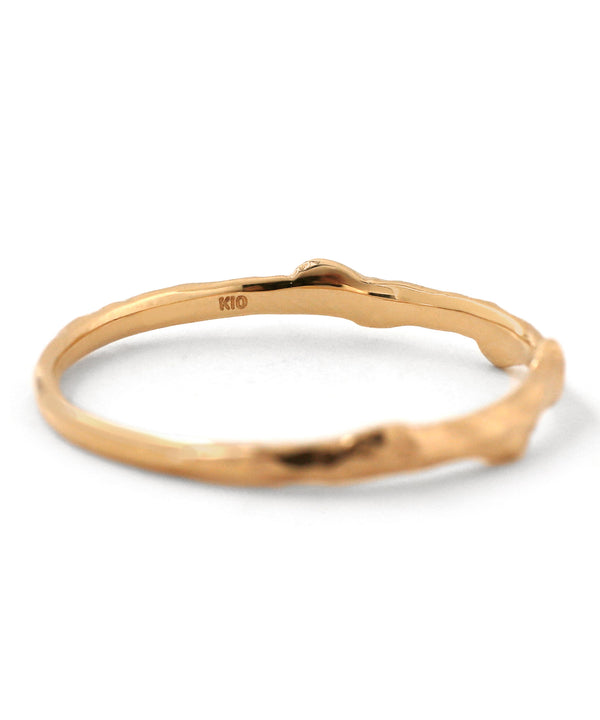 [Gift box included] Craft-style ring [K10]