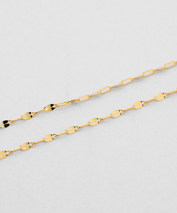 Eclair Chain Necklace [K10][Basic]