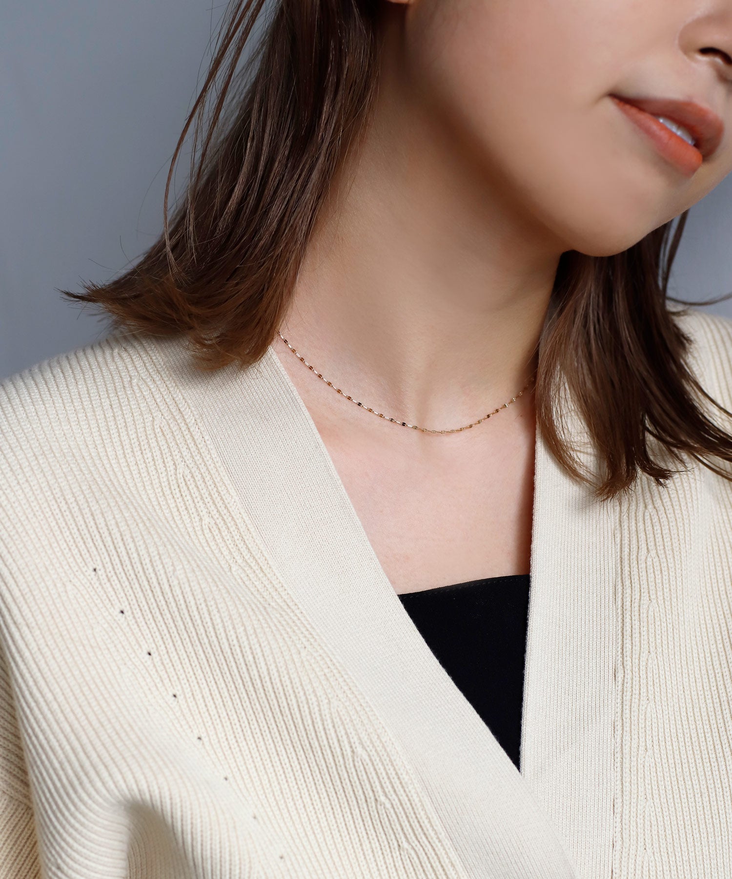 mimi33】エクレアチェーンネックレス[K10][Basic]｜SANPO ONLINE