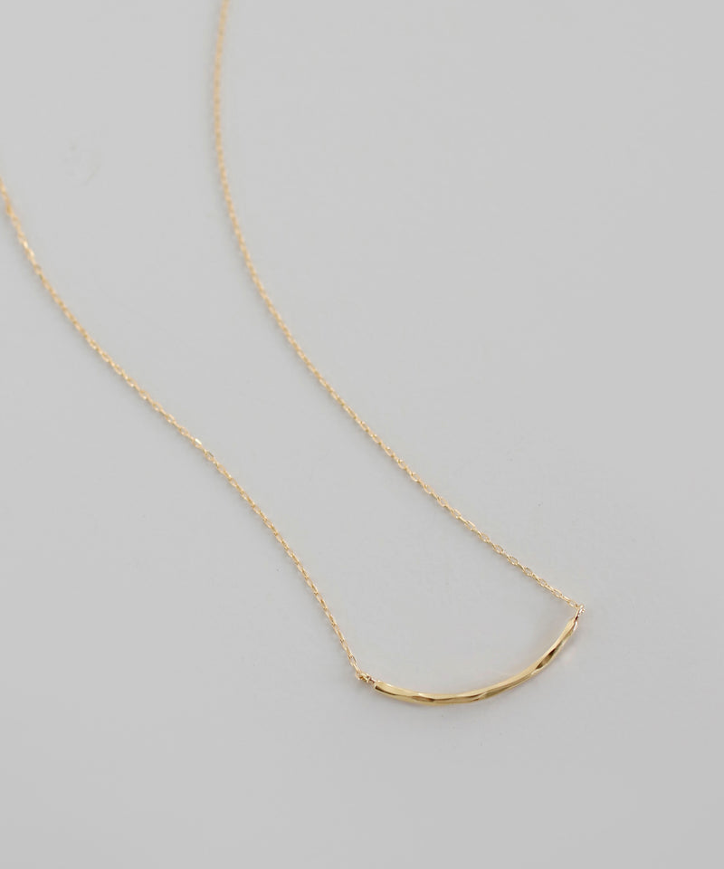 Metal line necklace [K10][Basic]