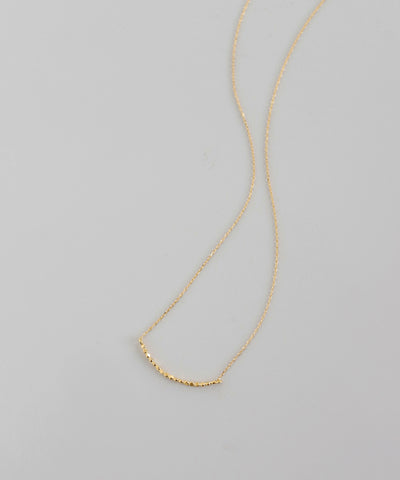 Dot Line Necklace [K10][Basic]