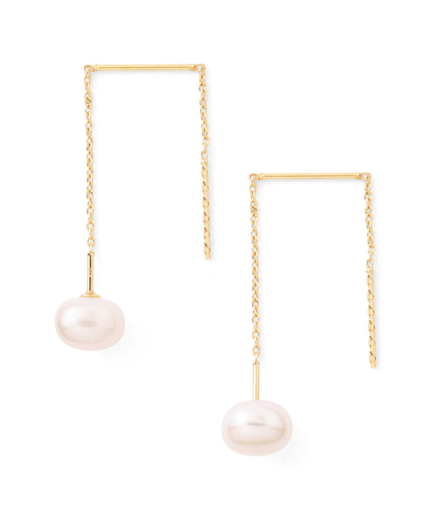 mimi33】淡水パールアメリカンピアス[K10][Basic]｜アネモネ