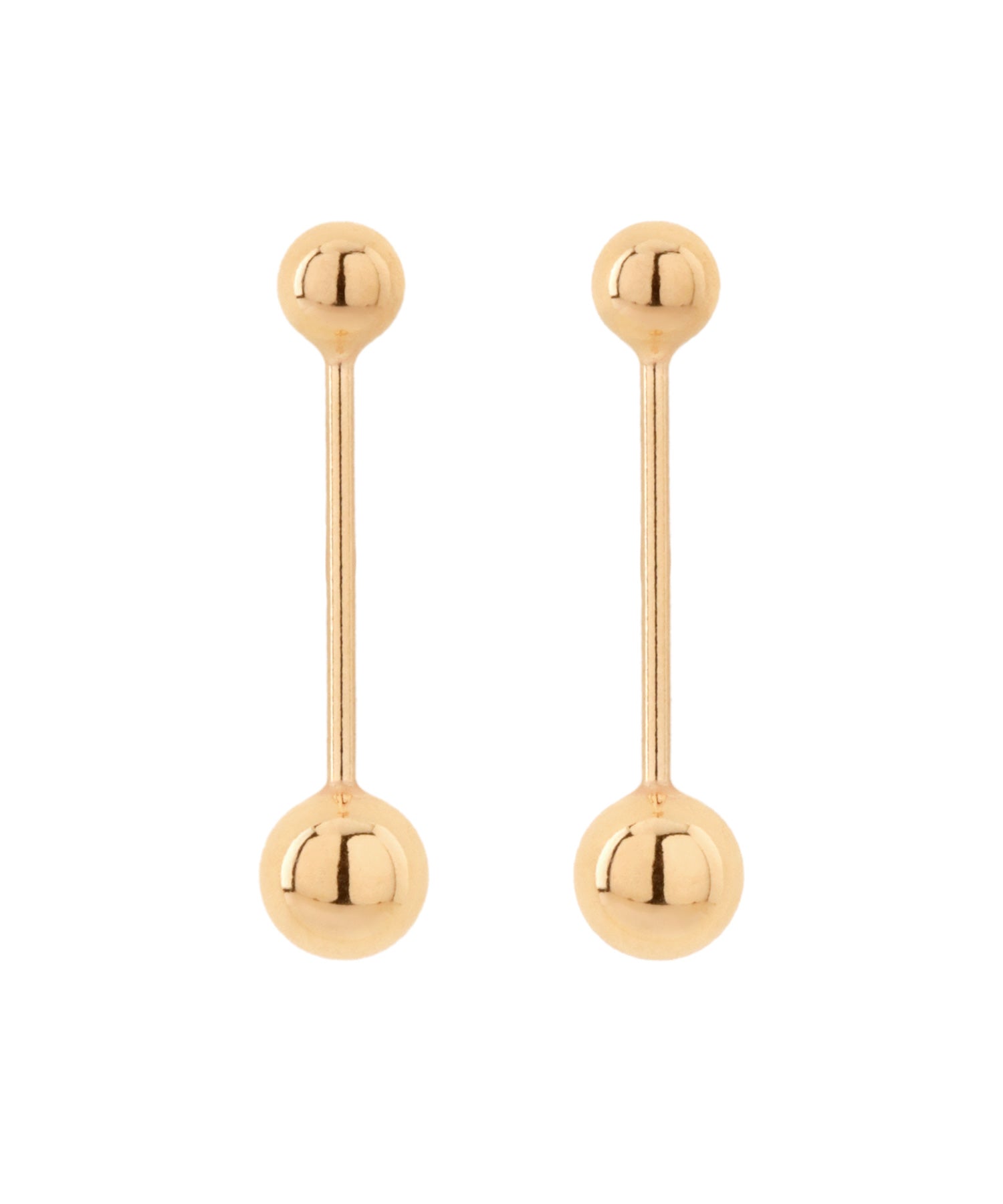 mimi33】バーピアス[K10][Basic]｜アネモネ・シエナロゼ