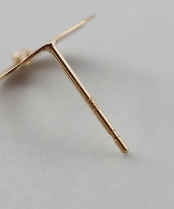 Circle Bijou Earrings [K10][Basic]