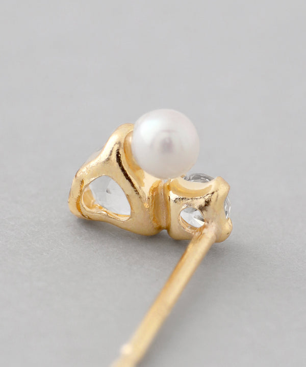 Natural stone earrings [K10][Basic]