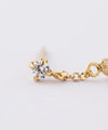 ビジュースイングピアス[K10][Basic]
