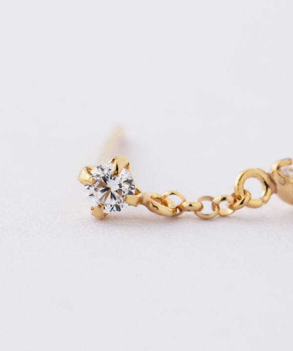 ビジュースイングピアス[K10][Basic]