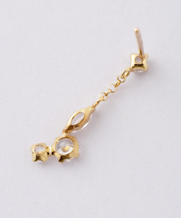 ビジュースイングピアス[K10][Basic]
