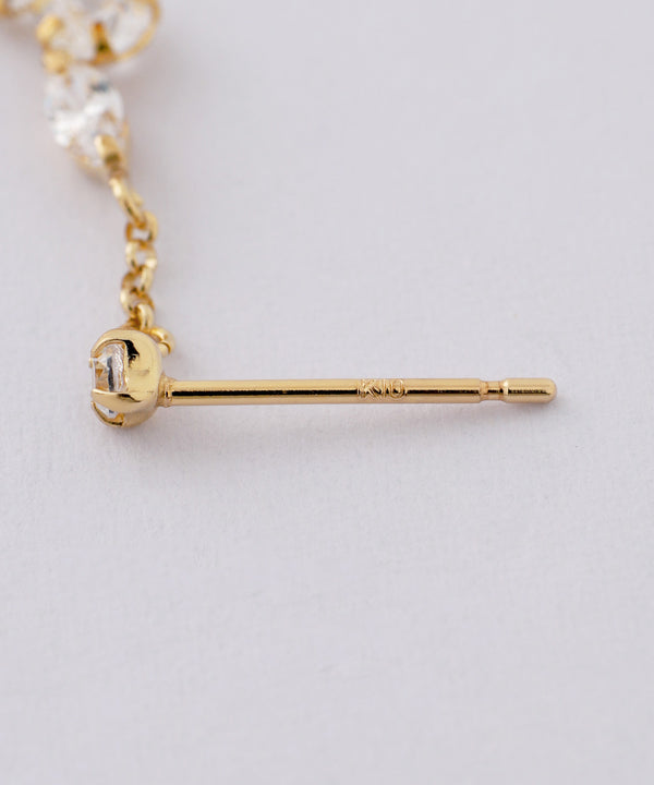ビジュースイングピアス[K10][Basic]
