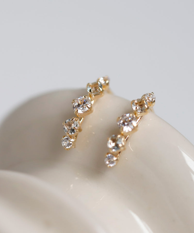 Curl Bijou Earrings [Basic] [K10]