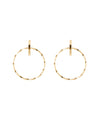 Twist Circle Earrings [Basic] [K10]