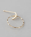 Twist Circle Earrings [Basic] [K10]