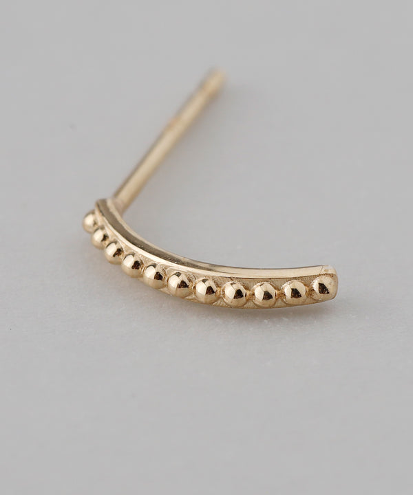 [SANPO ONLINE Exclusive] Milgrain Curl Earrings [Basic] [K10]