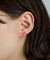 [SANPO ONLINE Exclusive] Milgrain Curl Earrings [Basic] [K10]
