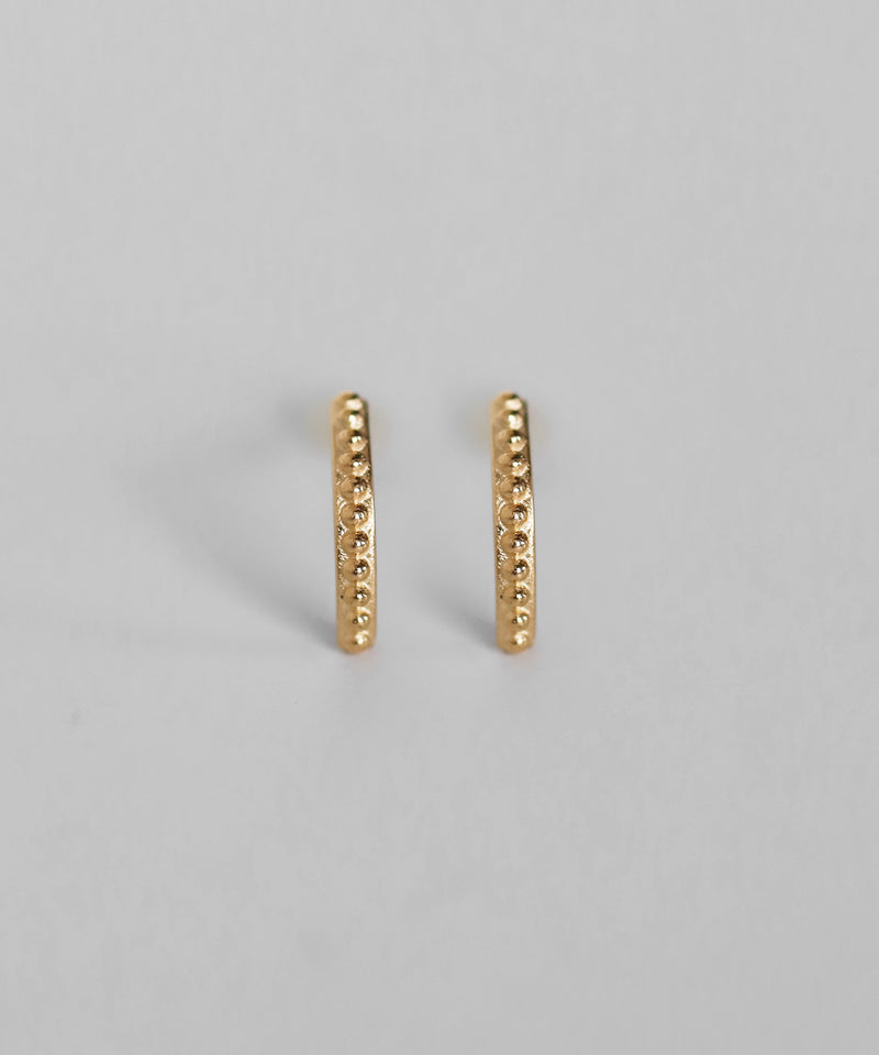 【SANPO ONLINE限定】ミル打ちカールピアス[Basic][K10]