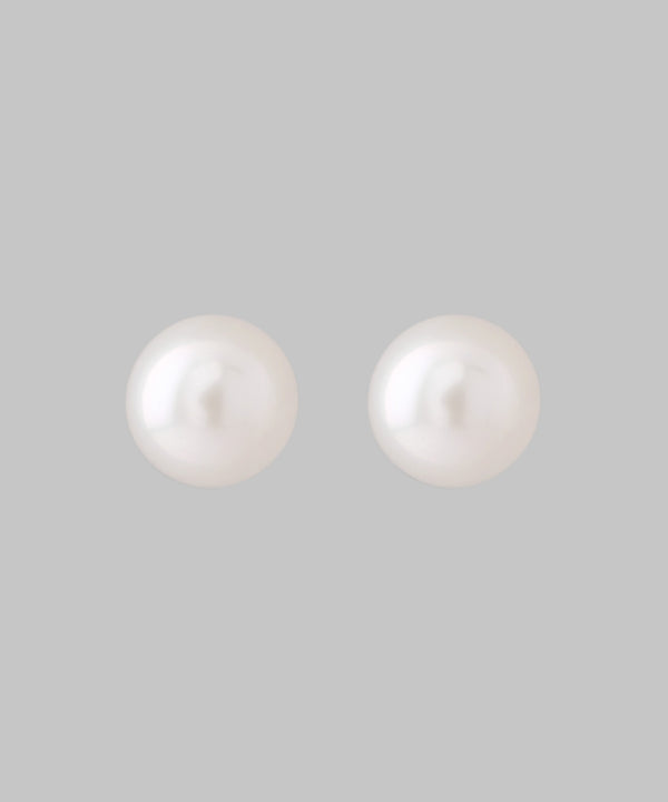 Freshwater pearl earrings [K10][Basic]