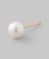 Freshwater pearl earrings [K10][Basic]