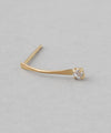 カーブビジューピアス[K10][Basic]