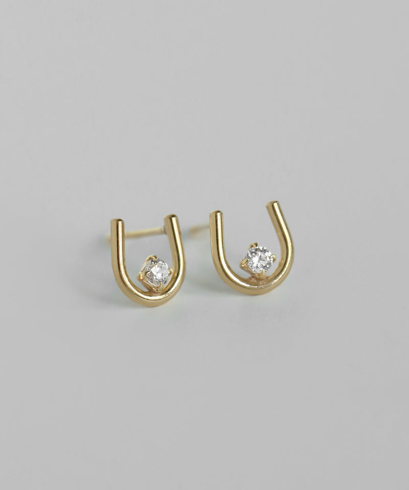 Uラインピアス[K10][Basic]